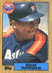 1987 Topps Baseball Cards      578     Billy Hatcher